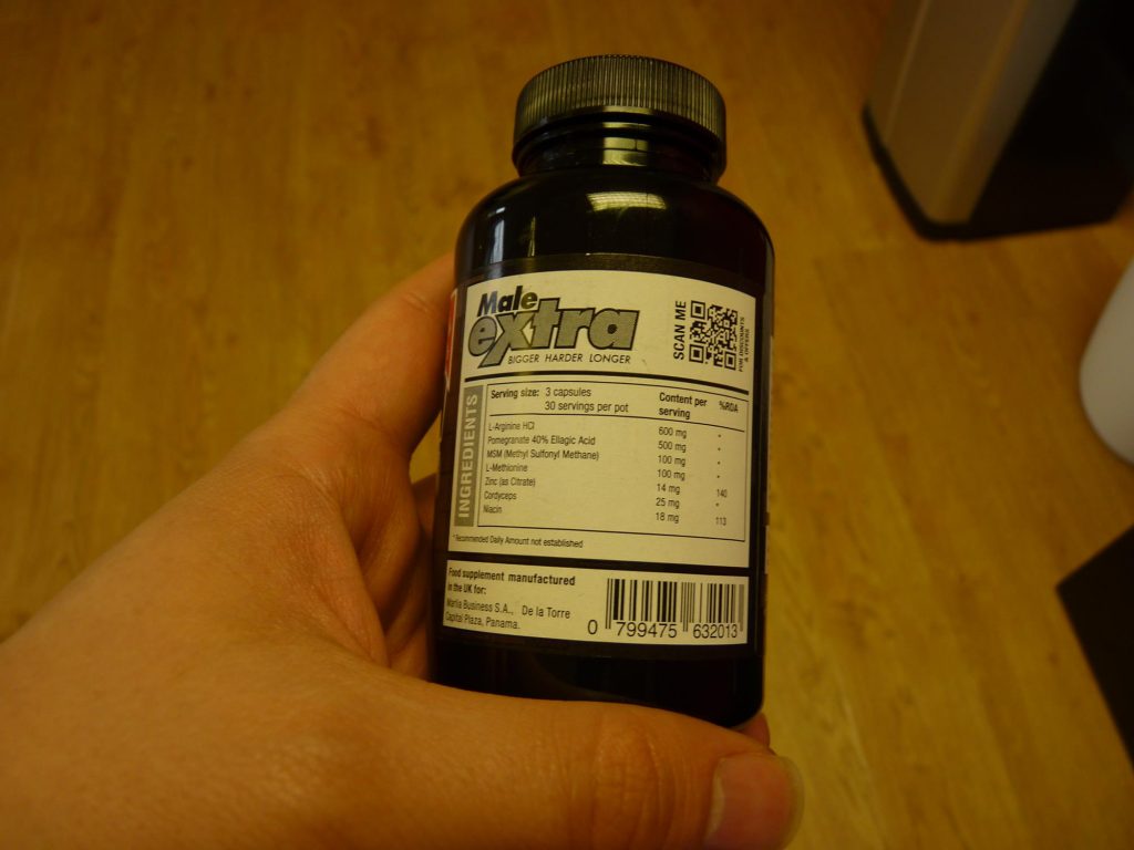 male extra ingredients