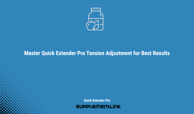 Master Quick Extender Pro Tension Adjustment For Best Results